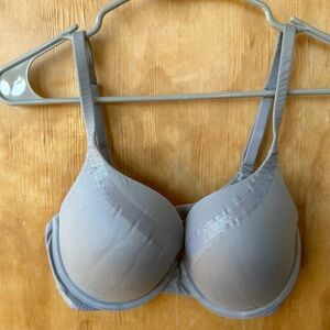 Victoria’s Secret Perfect Shape Blue T-Shirt Underwire Bra